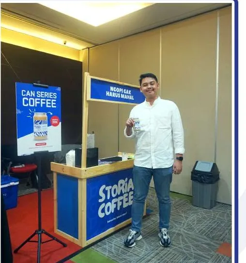 Booth Storia di acara corporate