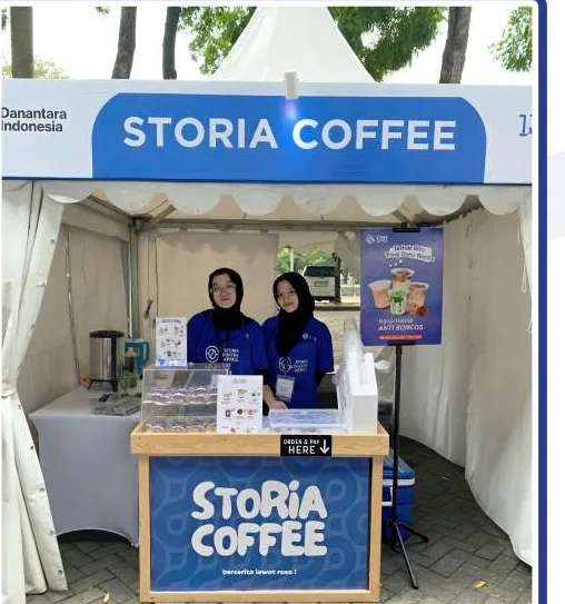 Booth Storia di tenda festival